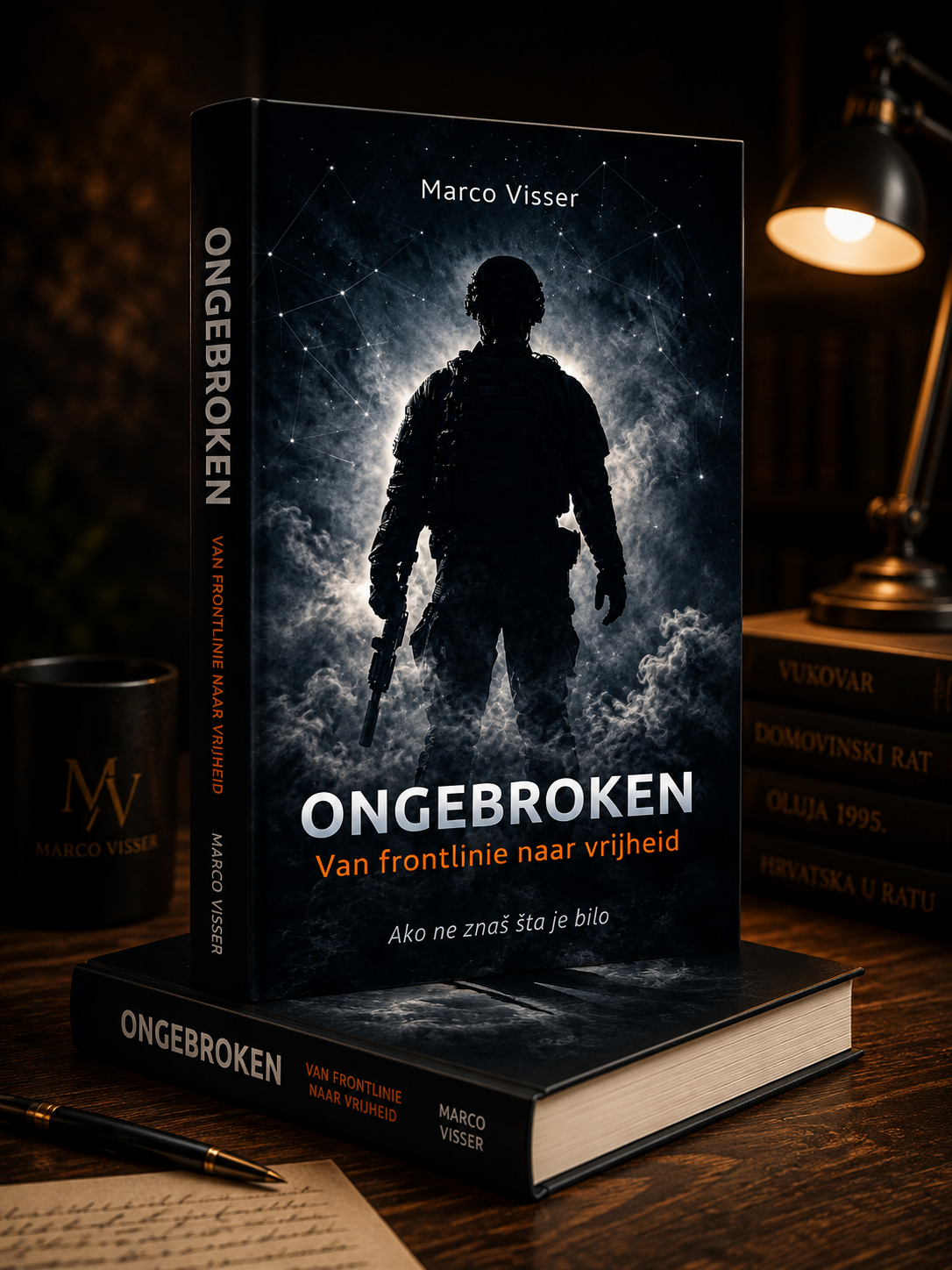 Cover van Ongebroken van Marco Visser